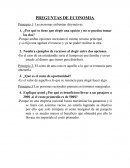 Cuestionario de economía preguntas y respuestas