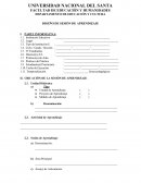 Diseño de sesión de aprendizaje