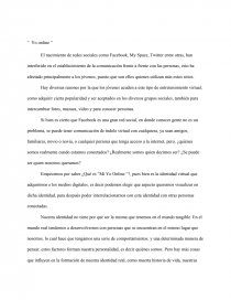 Yo online. Página 1