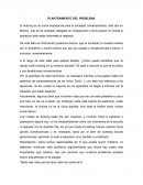 PLANTEAMIENTO DEL PROBLEMA BULLYING