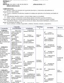 Planificación anual de geometría descriptiva 4 año