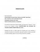 Construyamos una sociedad sin violencia, siendo promotores de la paz