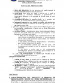 Terminología proyecto de grado