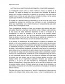 La ética en la investigación documental