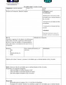 PLANIFICACIÓN CLASE A CLASE