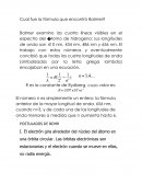 Cual fue la fórmula que encontró Balmer?