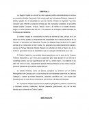 La Región Capital es una de las diez regiones político-administrativas