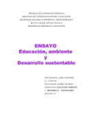 LA DIMENSIÓN AMBIENTAL Y SU INTEGRACIÓN CON LA EDUCACIÓN