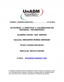 CALIBRACION DE MATERIAL VOLUMETRICO