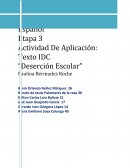 ¿Qué es la deserción escolar y que la causa?