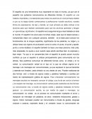 El español es una herramienta muy importante en todo el mundo