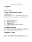 Extructura de plan de negocios