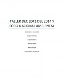 REALIZAR UN ANALISIS COMPARATIVO DE LA EVOLUCION DEL LICENCIAMIENTO AMBIENTAL EN COLOMBIA