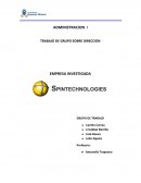 TRABAJO DE GRUPO SOBRE DIRECCION EMPRESA INVESTIGADA