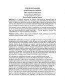 CLASES Y TIPOS DE DESTILACONES