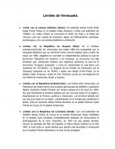 Límites de Venezuela. Consecuencias