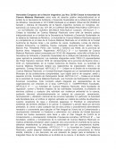 Honorable Congreso de la Nación Argentina Ley