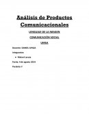 Un nuevo Análisis de Productos Comunicacionales