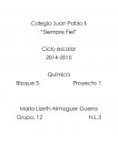 QUÍMICA PROYECTO 1