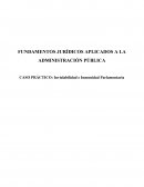 Inviolabilidad e Inmunidad Parlamentaria