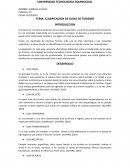 Clasificación de guías de turismo