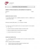 MATEMÁTICA PARA LOS NEGOCIOS 2 PRODUCTIVIDAD MARGINAL-RENDIMIENTO MARGINAL