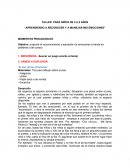 Tallar de emociones para niños de 3 a 5 años