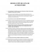 RESOLUCIÓN DE GUÍA DE AUTOESTUDIO