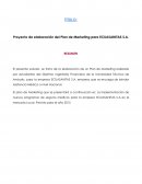 Proyecto de elaboración del Plan de Marketing para ECUASANITAS S.A.