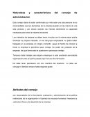Naturaleza y características del consejo de administración