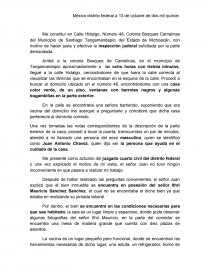 Ejemplo de informe de Inspeccion judicial. Página 1