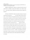 Modelo de minuta de aceptación de compra