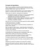 Concepto de Imperialismo