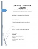 Contabilidad gubernamental Nicaragua “Sirviendo a la comunidad”
