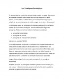 Los Paradigmas Sociológicos