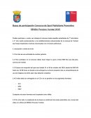 Bases de participación Concurso de Spot Publicitario Preventivo