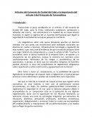 Ensayo sobre el ámbito de aplicación del Acuerdo de Ciudad del Cabo