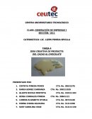 IDEA CREATIVA DE PRODUCTO: