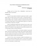 Historia Contemporánea de la Realidad Internacional