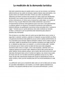 La medición de la demanda turística