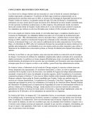 CONCLUSION: RECONSTRUCCION POPULAR