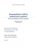 Neopopulismo y género en Ecuador