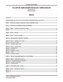 Taller de Habilidades Socio-Emocionales