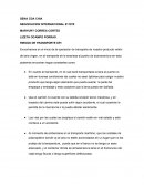RIESGO DE TRANSPORTE DE UN PRODUCTO