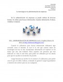 La tecnología en la administración de empresas