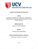 ESTRÉS EN ALUMNOS DE 12 AÑOS DEL 1ER GARDO DE SECUNDARIA DEL COLEGIO PAMER DEL DISTRITO DE LOS OLIVOS, AÑO 2014