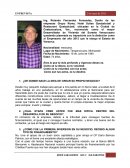 Entrevista al Ing. Rolando Fernandez Fernandez