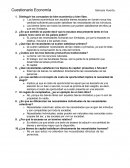 Cuestionario Economia para la casa