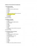 FORMATO PARA REPORTAR INCIDENCIAS