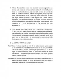 Argumentos de Antanas Mockus. Página 1